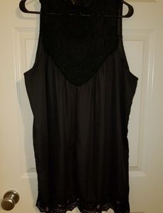 Black tunic top